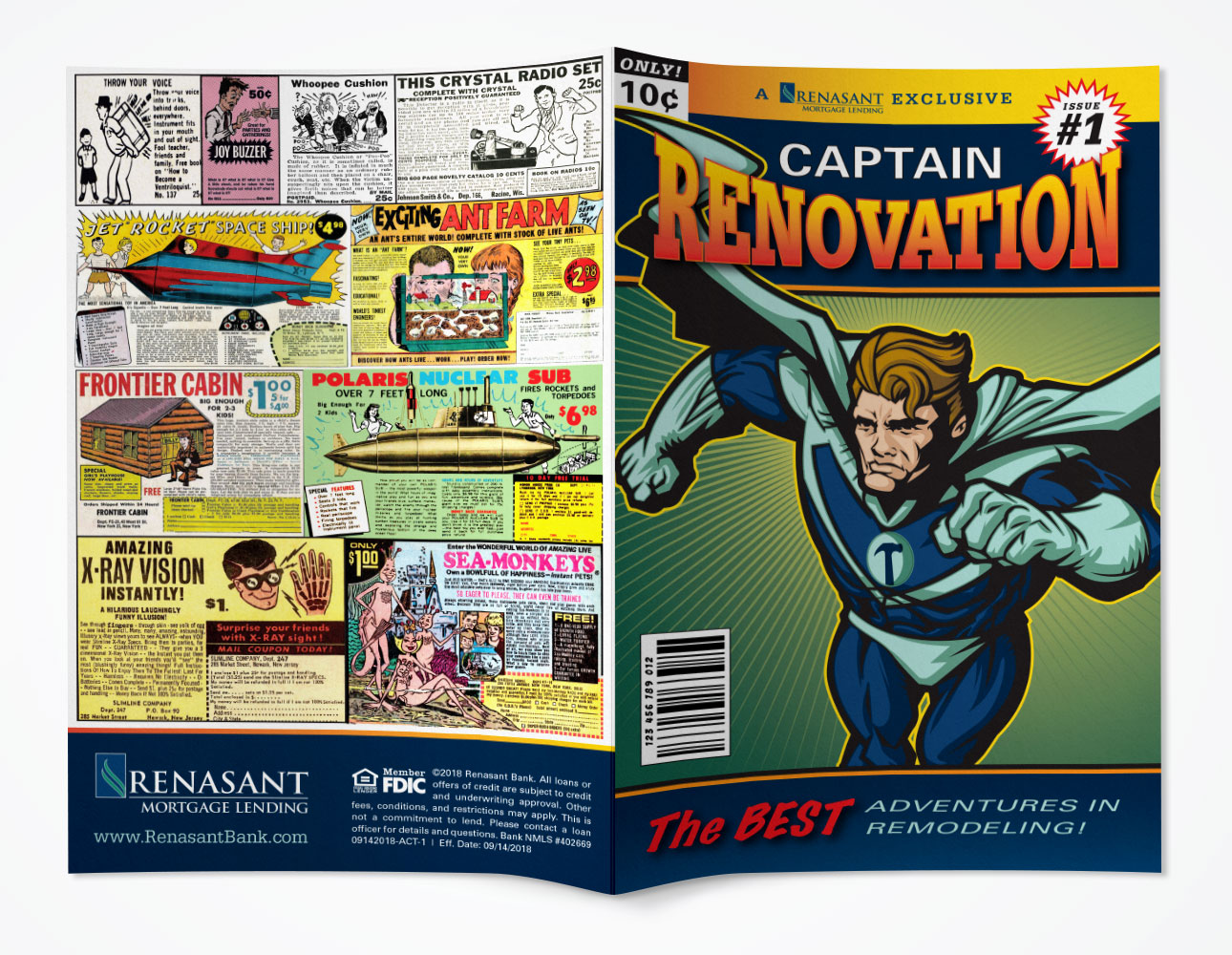 Renasant Mortgage Comic Book Cover