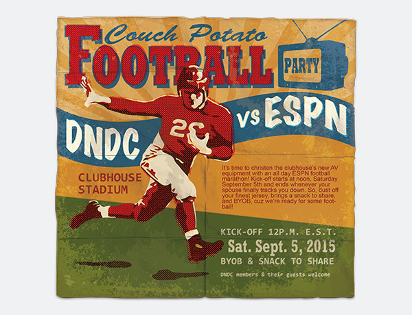 DNDC Footbal Party Announcement.