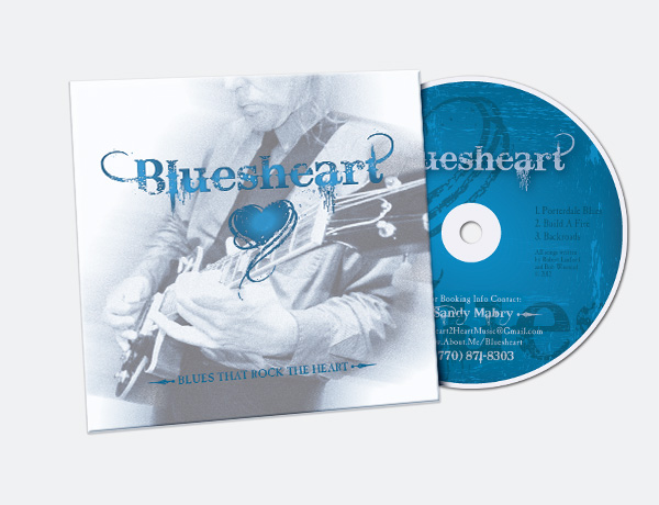 Bluesheart CD Cover and Logo.