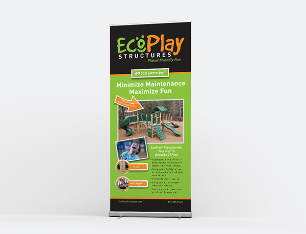 EcoPlay Retractable Banner.