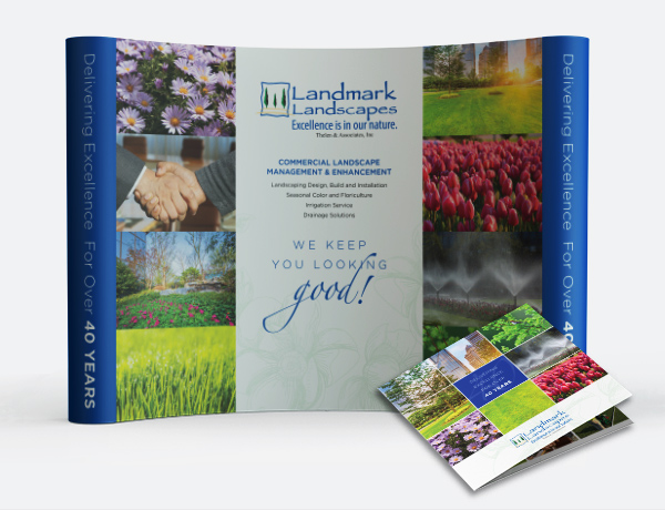 Landmark Landscape Backdrop and Brochure.