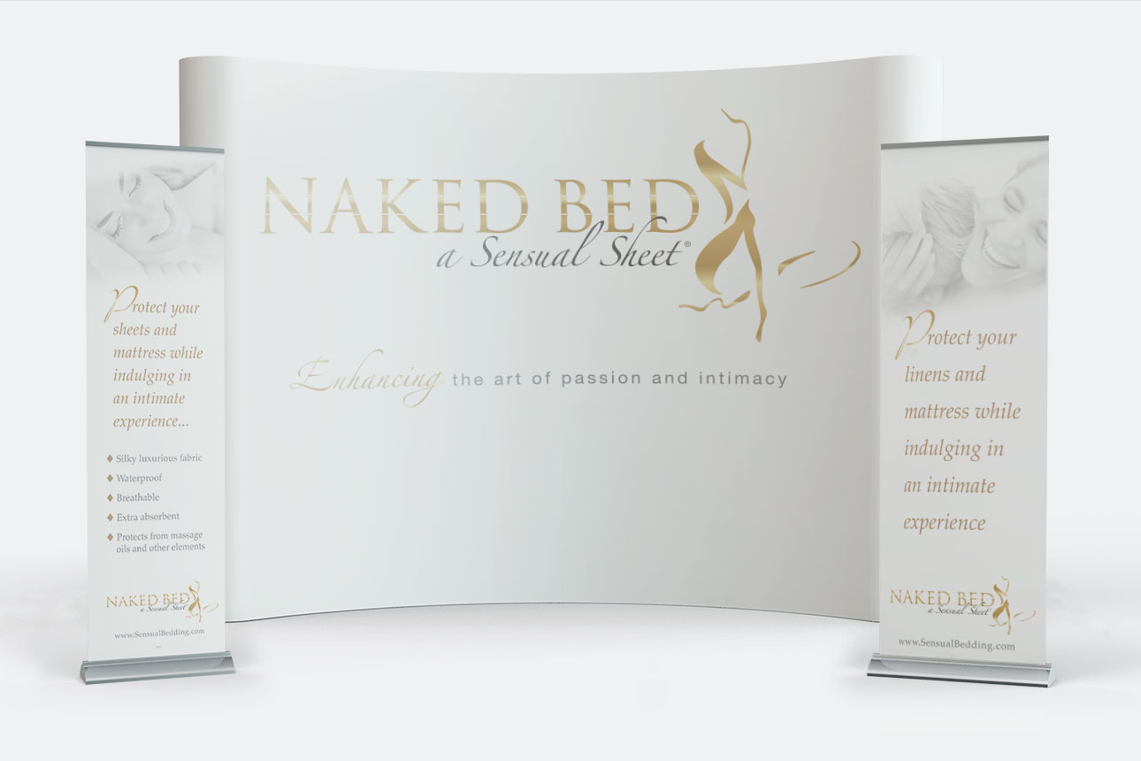 Naked Bed Tradeshow booth