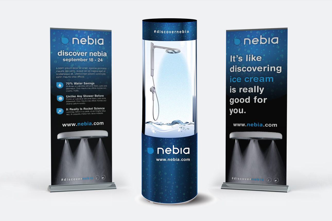 Nebia Kiosk.